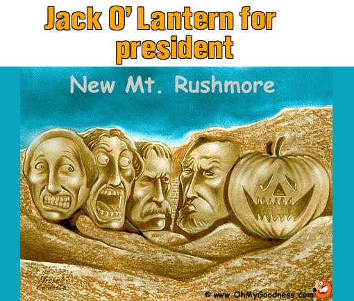 : Jack O' Lantern for president