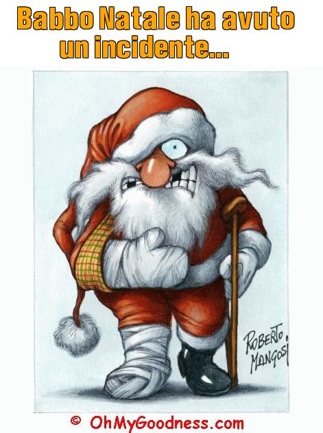 : Babbo Natale ha avuto un incidente...