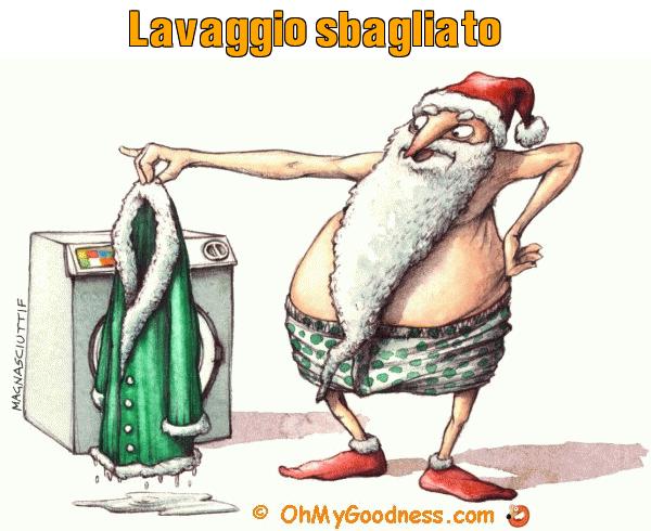 : Lavaggio sbagliato