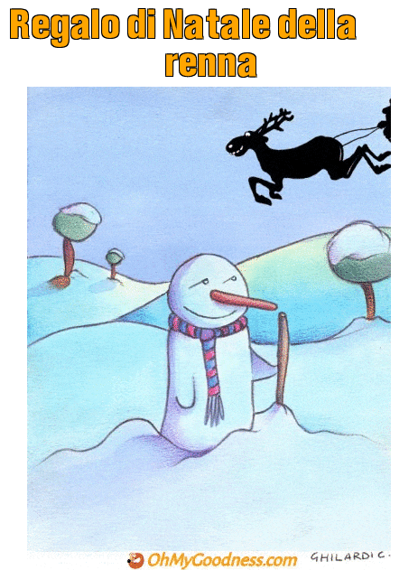 : Regalo di Natale della renna