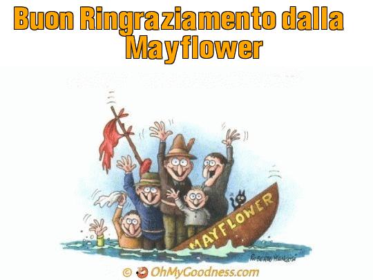 : Buon Ringraziamento dalla Mayflower