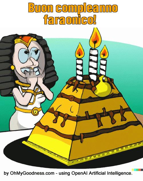 : Buon compleanno faraonico!