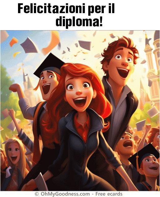 : Felicitazioni per il diploma!