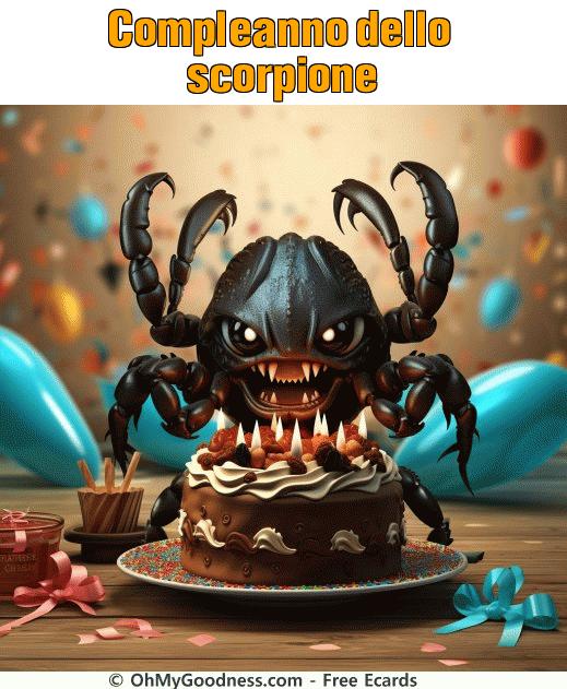 : Compleanno dello scorpione