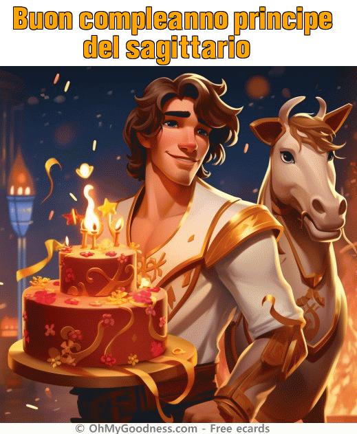 : Buon compleanno principe del sagittario