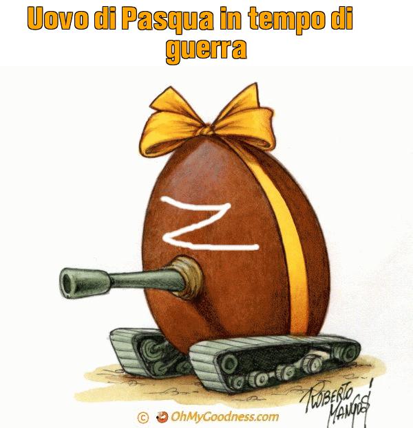 : Uovo di Pasqua in tempo di guerra