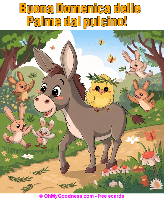 : Buona Domenica delle Palme dal pulcino!
