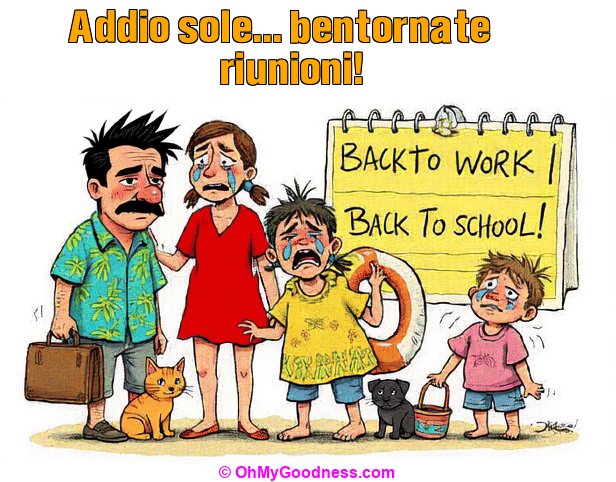 : Addio sole... bentornate riunioni!