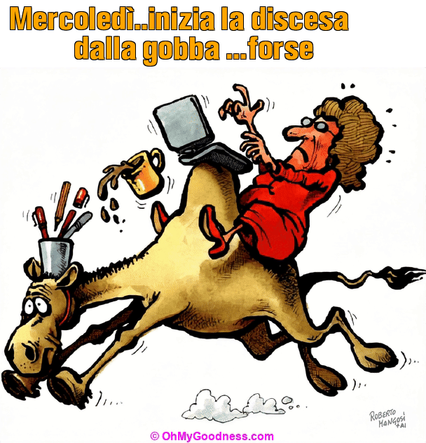 : Mercoled..inizia la discesa dalla gobba ...forse