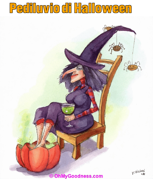 : Pediluvio di Halloween