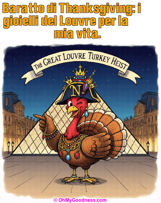 : Baratto di Thanksgiving: i gioielli del Louvre per la mia vita.
