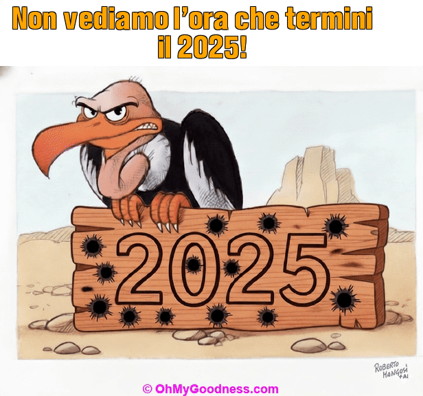 : Non vediamo l'ora che termini il 2025!