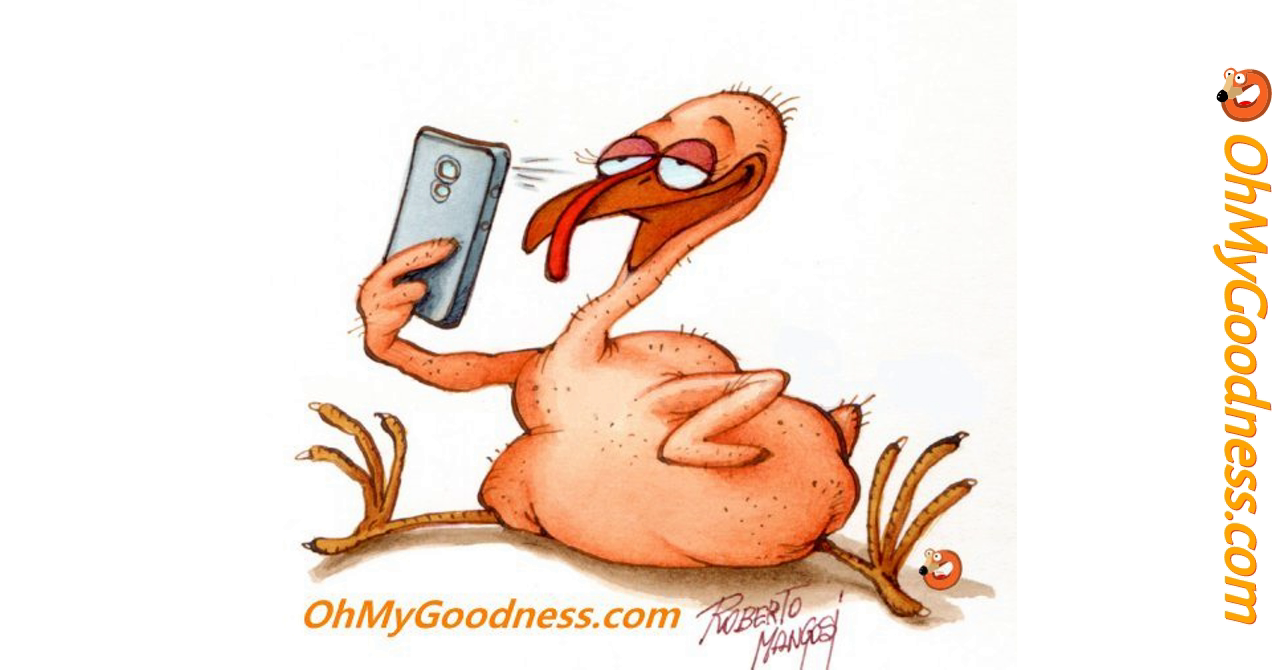 Stuffed Turkey Selfie meme meme generator