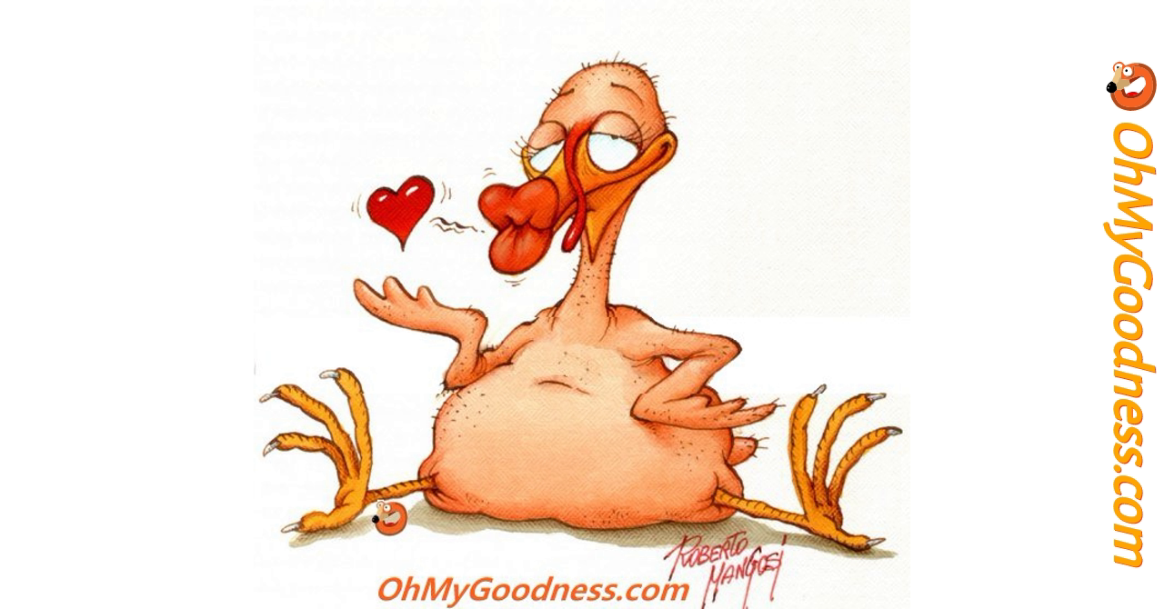 OhMyGoodness Funny Ecards Animated Sending A Thanksgiving Kiss To You