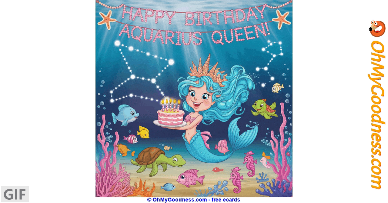 Buon compleanno, reginetta! cartolina virtuale | Cartoline virtuali animate  divertenti - gratis | OhMyGoodness cartoline virtuali, image size:1280x670