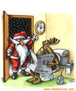 Funny ecard  - Hurry up... please. I's almost Christmas!