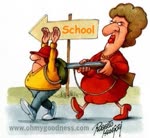 Funny ecard  - Go to School