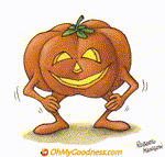 Animated Funny ecard  with music  - Dancing Pumpkin