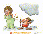 Animated Funny ecard   - Zeus, Juno and Cupid