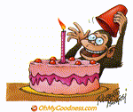 Animated Funny ecard  with music  - Happy birthday.. you look like a monkey..