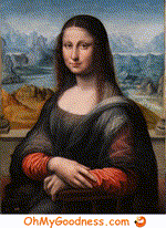 Animated Funny ecard   - Mona Lisa before and after