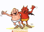 Animated Funny ecard   - Don't act like the devil this weekend!
