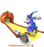 Funny ecard  - Halloween Bowling