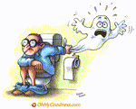 Animated Funny ecard  with music  - Ghost Wiper