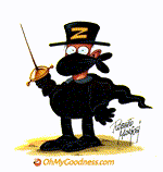 Animated Funny ecard   - The Mask of Zorro... in the Coronavirus Age
