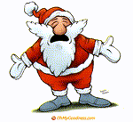 Animated Funny ecard  with music  - Singing Santa