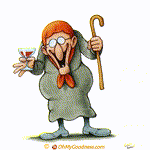 Animated Funny ecard   - Drunk grandma
