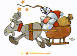 Animated Funny ecard  with music  - Santa *prime*
