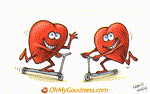 Animated Funny ecard   - Love = heart accident