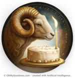 Buon compleanno Ariete, goditi la torta!