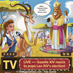 Gazzella XIV su Leone XIV
